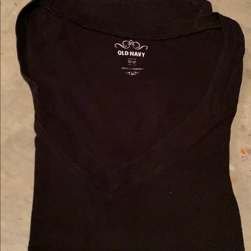Black v-neck